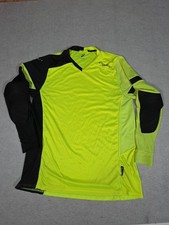 Storelli Soccer Goalie Jersey Shirt Mens Large Neon Green Elbow Pads Mesh Vents