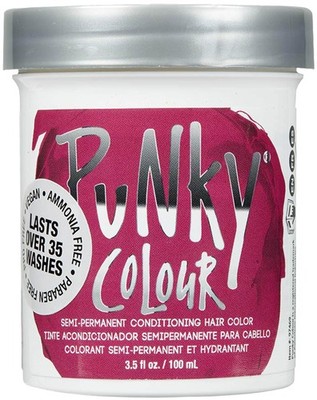 Punky Rose Red Semi Permanent Hair Color - 3.5 Fl Oz (Pack of 1), 