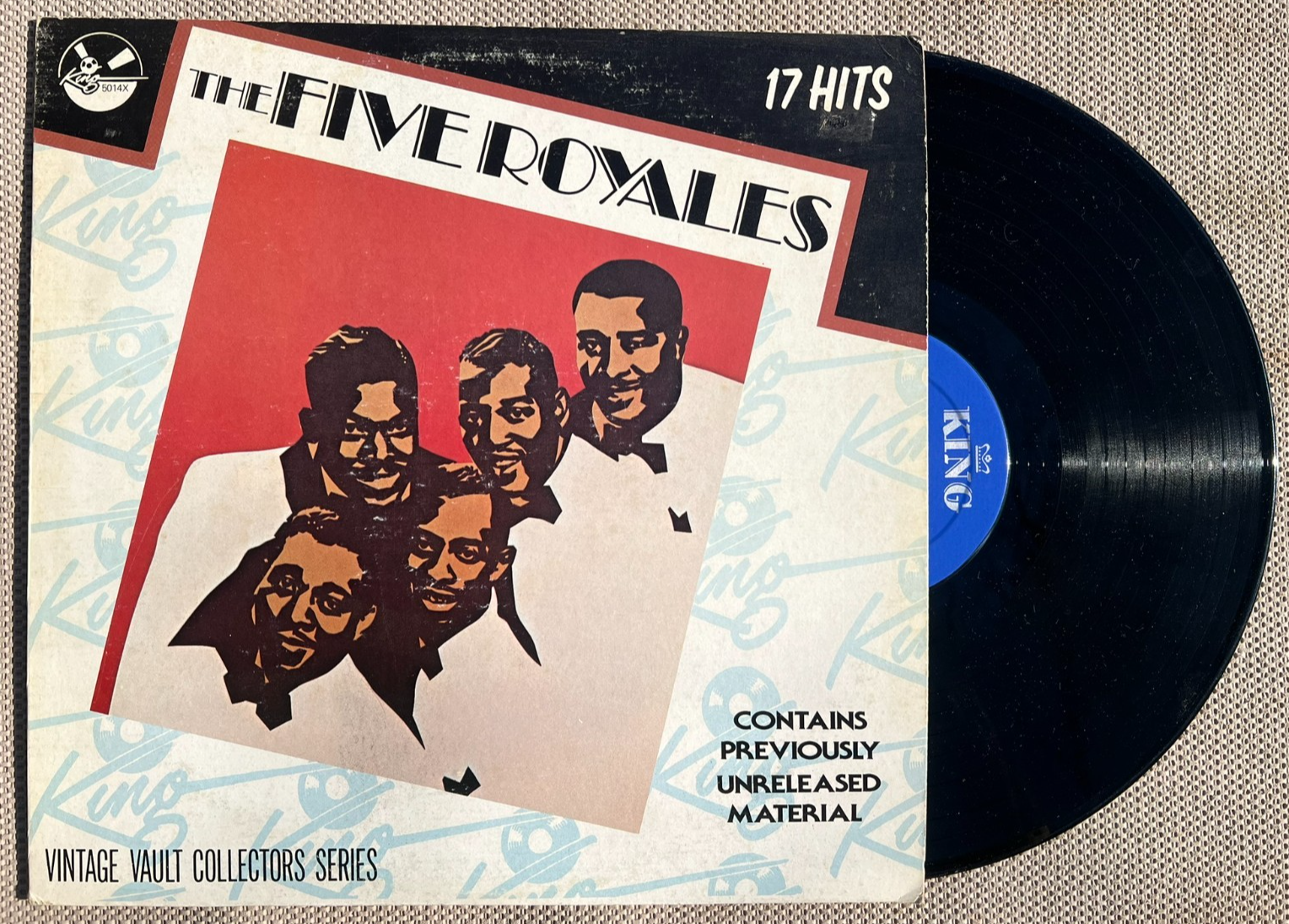 THE FIVE ROYALES 17 HITS BEST OF VINYL LP KING RECORDS
