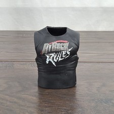 WWE Mattel Elite Wrestling Action Figure Accessory 2013 Ryback Rules Vest