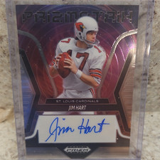 2025 Panini Prizm Black Jim Hart Prizmatrix Signatures Auto #PS-JHT Cardinals