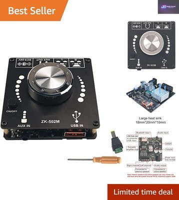 50 W Dual Output Bluetooth Digital Verstärker mit USB & AUX - ZK-502M Modell