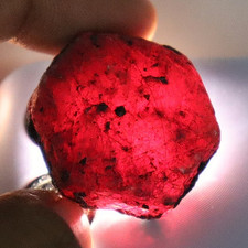 Red Ruby Rough Natural Ruby Blood Loose Gemstone 143.45 Carat Rough Gemstones