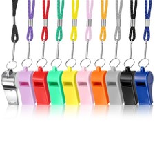 10-Pack Whistle Emergency Set - Lifeguard Whistle, Whistles Bulk for Coaches,...
