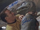 WILLIAM SHATNER & BOBBY CLARK  Signed STAR TREK GORN 8x10 Ph