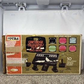 Atari 2600 Console Original 6 switch Console In Box Sears Tele Games Tested