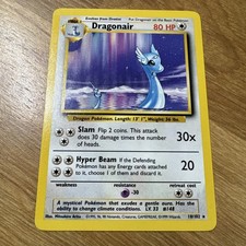 Dragonair 18/102 Base Set - Rare Unlimited - WoTC Pokemon Card 1999 NM on eBay