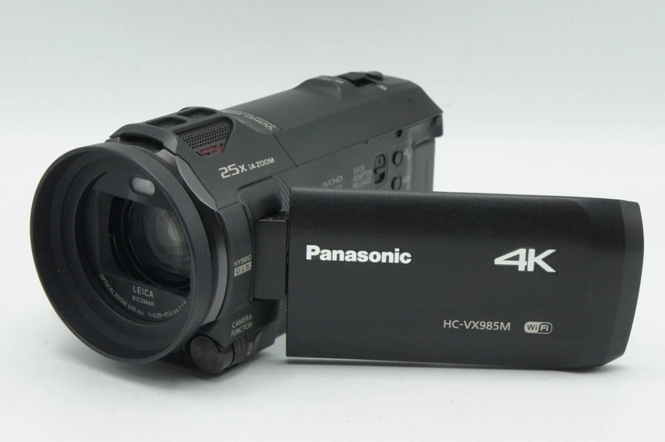 [Near mint] Panasonic HC-VX985M 4K 64GB Memory Video Camera Black #251113m - Image 2 of 4