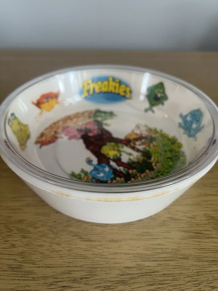 Snack de cereales Ralston Fruity Freakies años 70 cuenco premium vintage Foto 3 de 4