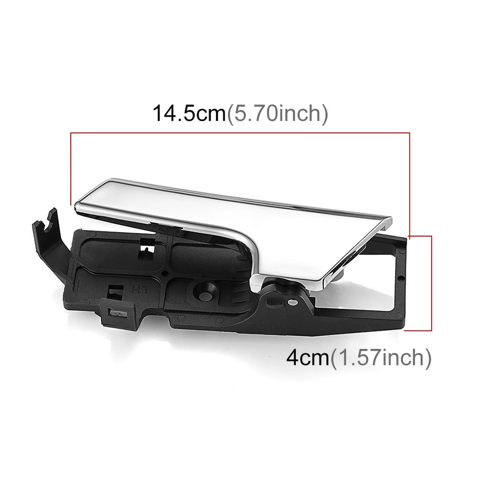 Juego de 2 manijas interiores de puerta nuevas para Chevrolet Aveo 2007-2011 2009-2011 Foto 2 de 2