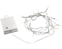 LED Lichterkette Konstsmide 1,9 M 20 Leds Lichtfarbe Warmweiß Batteriebetrieben