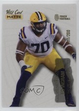 2022 Wild Card MATTE Touch Football White Lines 111/200 Ed Ingram Rookie RC 16ki. rookie card picture