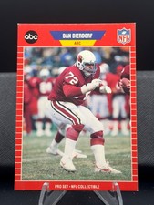 1989 Pro Set - Dan Dierdorf, #1 - Announcer Collectible - Phoenix Cardinals