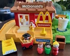 Vintage 1989 Fisher Price Little People McDonald’s  #2552 Near Complete