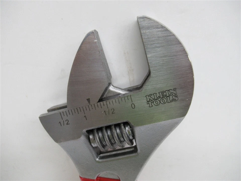Klein Tools 507-12 , 12" Adjustable Wrench - Extra Capacity, 1.5" Capacity - Image 2 of 2