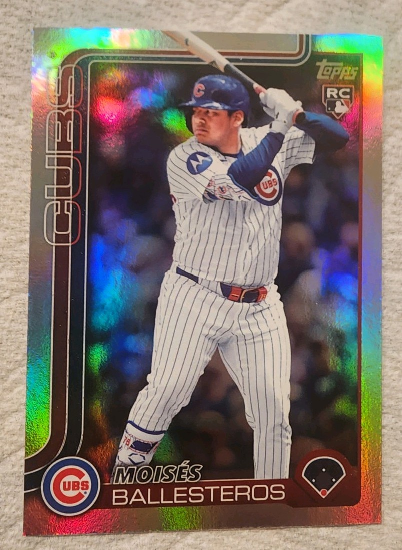 2025 Topps Update Series - Moises Ballesteros #US262 Rainbow Foil (RC)