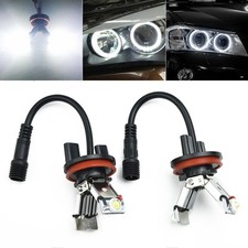 2Pcs/Lot Voitures Phares LED pour E60 E61 E71 E70 LCI E90 40W Angel Eyes Ampoule
