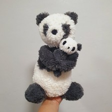 JellyCat Huddles Panda 11" Soft Plush Toy Cute Stuffed Animal Toy Gift