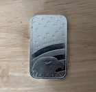 1 oz Silver Bar - American Flag Design (Eagle Back) 999 Fine Silver