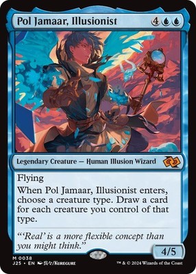 Pol Jamaar, Illusionist (Anime) Foundations Jumpstart MTG 38 NM