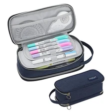 Pencil Case Large Zipper Pencil Pouch for Girls Kids Teens Adults Aesthetic P...