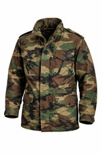 Woodland Camo Cold Weather M-65 BDU Field Coat Jacket Mens Medium Reg Genuine