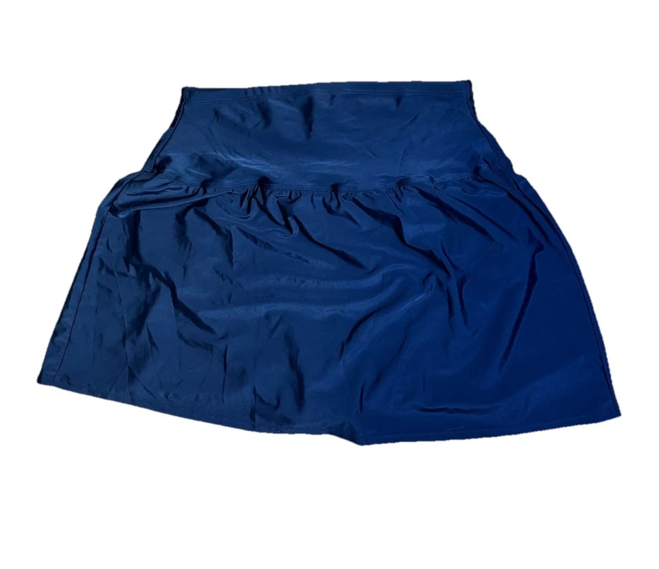 Island Escape Swim Skirt Bottoms Plus Size 18W Black Tummy Control NEW - Image 2 of 4