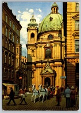 AK Alt Wien -Peterskirche nach einem Aquarell von Richard Pokorny