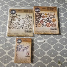 Sizzix Tim Holtz Thinlits Die set with Sizzix 3-D Impresslits Folder