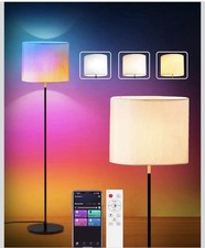 Floor Lamp for Living Room Bedroom,Modern LED Floor Lamp with Remote Control ...