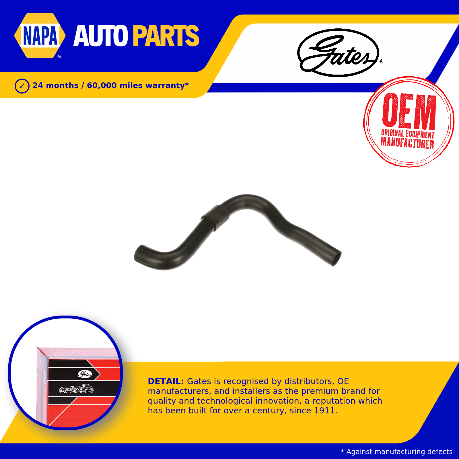 Radiator Hose fits LEXUS NX200t 2.5 Upper 2014 on 2AR-FXE Coolant Gates Quality