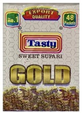 Tasty Gold Sweet Supari 12 Boxes Fresh Stock and Free Shipping