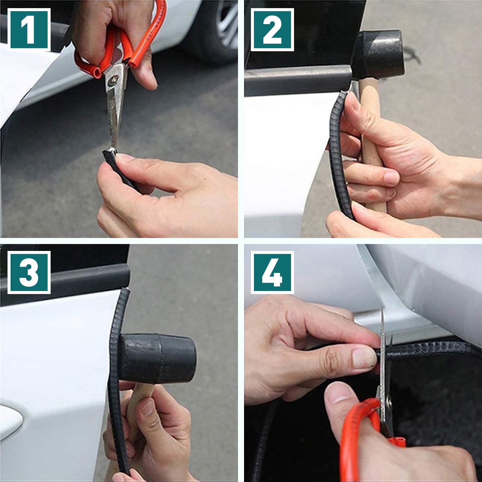 33FT Car Auto Door Guard Molding Weather Strip Edge Protect Rubber Seal Trim Van thumbnail 16