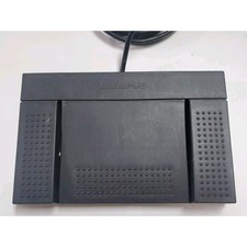 Olympus RS-27 Transcription Foot Pedal Switch RS27 8-Pin Mini DIN Black Good