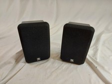 Boston Acoustics MCS 160 Pair Satellite Speakers Black Tested Working