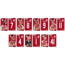 OFFICIAL ARSENAL FC 2023/24 FIRST TEAM LEATHER BOOK WALLET CASE FOR APPLE iPAD