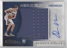 2015-16 Panini Excalibur Rookie Rampage Jumbo Jersey Nemanja Bjelica Auto RC 1yj