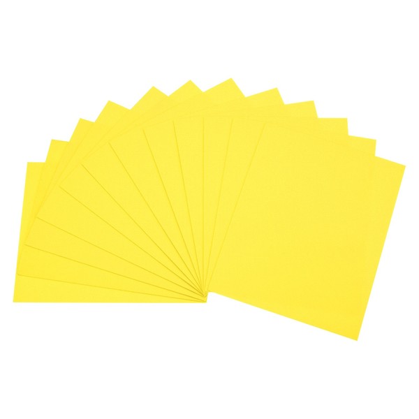 FüR DIY Basteln 12 StüCk Zitronengelbe Eva-Schaumplatten 30X20 Cm 2Mm Dicke-image