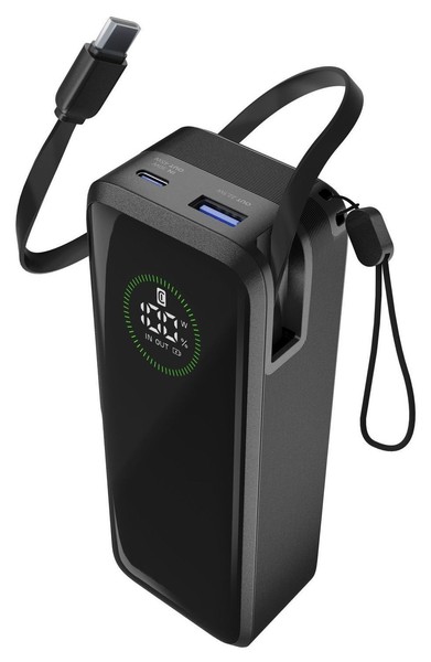 Cellular Line Roller 20000 Mah Powerbank Usb Typ-C Schwarz-image