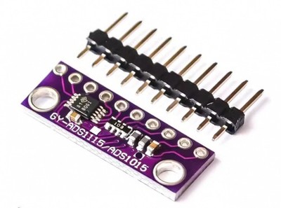 5 Pcs GY-ADS1015 12-Bit Analog to Digital Converter Module Precision ADC Board