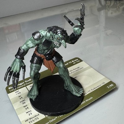 Dungeons & Dragons D&D Miniatures Dangerous Delves BLADERAGER TROLL #7