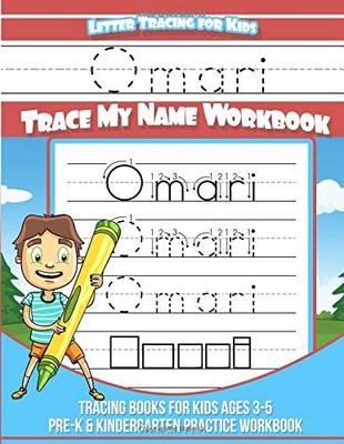 OMARI LETTER TRACING FOR KIDS TRACE MY NAME WORKBOOK: By Yolie Davis *BRAND NEW*