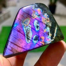 56G Natural Gorgeous Labradorite QuartzCrystal Stone Specimen Healing