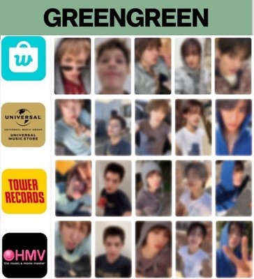 CORTIS GREENGREEN Japan Limited JP POB Benefit Official Photocard