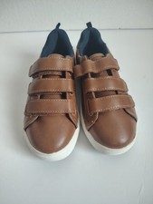 Wonder Nation Youth Boy's Shoes Brown Triple Strap Casual Sneakers Size 13