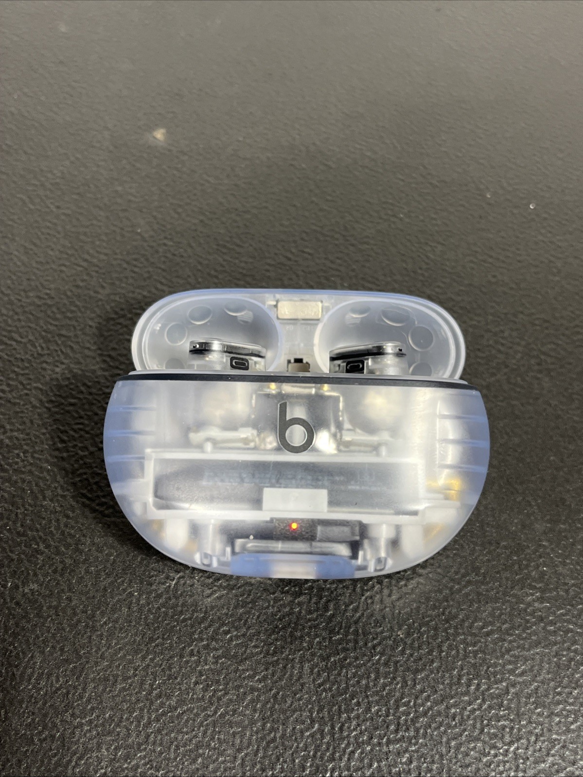 Beats Studio Buds Plus Earbuds Clear FOR PARTS OR REPAIR UNTESTED READ