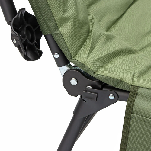 AP Carp Fishing Bed Bedchair 6 Legs Padded Recliner Bed Chair + Bag ...