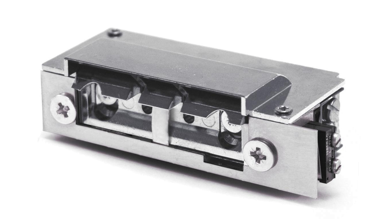 Hartte XS12RM-C electric strike, reversible (NO), narrow, with monitoring /T2UK