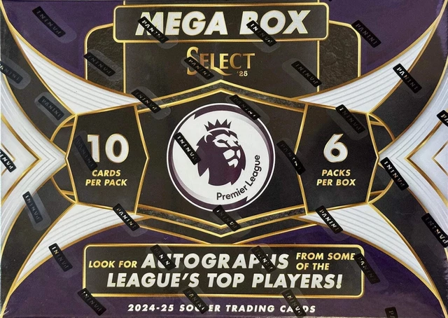 2024-25 Panini Select English Premier League Hobby Mega Box - Rip + Ship