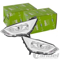 2X Valeo Halogen Scheinwerfer Passend FüR Ford C-MAX Grand Links+Rechts